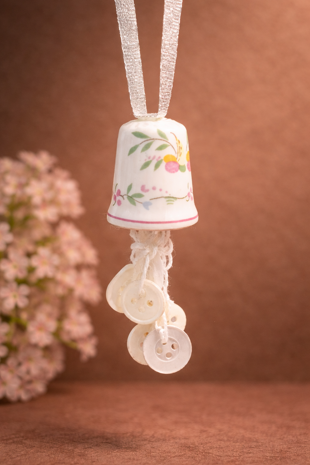 Thimble Art - White Floral (FREE SHIPPING)